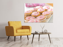 Laden Sie das Bild in den Galerie-Viewer, Leinwandbild Süsse Cupcake