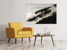Laden Sie das Bild in den Galerie-Viewer, Leinwandbild Nebel in den Wälder