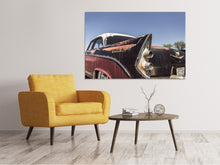 Laden Sie das Bild in den Galerie-Viewer, Leinwandbild Farbenfroher Oldtimer