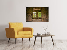 Laden Sie das Bild in den Galerie-Viewer, Leinwandbild Stein Haus