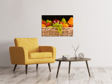 Laden Sie das Bild in den Galerie-Viewer, Leinwandbild XL Obstkorb