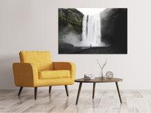 Laden Sie das Bild in den Galerie-Viewer, Leinwandbild Spektakulärer Wasserfall