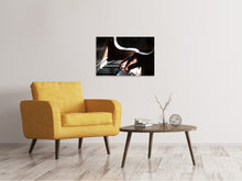 Laden Sie das Bild in den Galerie-Viewer, Leinwandbild Klavierspieler