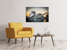 Laden Sie das Bild in den Galerie-Viewer, Leinwandbild Futuristische Architektur