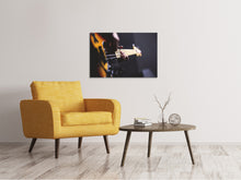Laden Sie das Bild in den Galerie-Viewer, Leinwandbild Gitarrenspieler