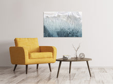 Laden Sie das Bild in den Galerie-Viewer, Leinwandbild Eis Kunst