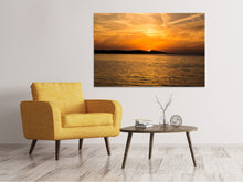 Laden Sie das Bild in den Galerie-Viewer, Leinwandbild Die Sonne geht unter
