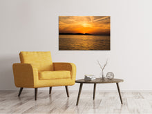 Laden Sie das Bild in den Galerie-Viewer, Leinwandbild Die Sonne geht unter