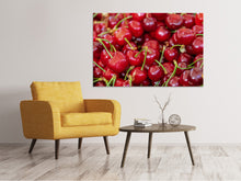 Laden Sie das Bild in den Galerie-Viewer, Leinwandbild Süsse Kirschen