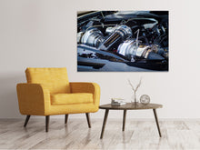 Laden Sie das Bild in den Galerie-Viewer, Leinwandbild Glänzender Motor