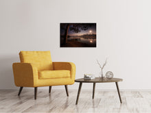 Laden Sie das Bild in den Galerie-Viewer, Leinwandbild Ein See am Wald