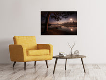 Laden Sie das Bild in den Galerie-Viewer, Leinwandbild Ein See am Wald