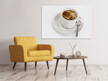 Laden Sie das Bild in den Galerie-Viewer, Leinwandbild Frische Tasse Kaffee