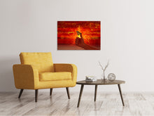 Laden Sie das Bild in den Galerie-Viewer, Leinwandbild Der Schmetterling und die Liebe