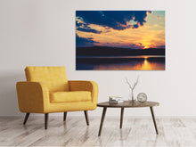 Laden Sie das Bild in den Galerie-Viewer, Leinwandbild Sonnenuntergang - Zeit zum Entspannen