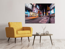 Laden Sie das Bild in den Galerie-Viewer, Leinwandbild Times Square bei Nacht