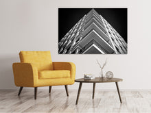 Laden Sie das Bild in den Galerie-Viewer, Leinwandbild Balkone sw
