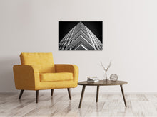 Laden Sie das Bild in den Galerie-Viewer, Leinwandbild Balkone sw