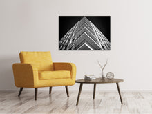 Laden Sie das Bild in den Galerie-Viewer, Leinwandbild Balkone sw