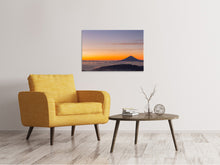 Laden Sie das Bild in den Galerie-Viewer, Leinwandbild Fujisan bei Sonnenuntergang
