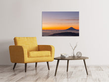 Laden Sie das Bild in den Galerie-Viewer, Leinwandbild Fujisan bei Sonnenuntergang