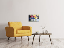 Laden Sie das Bild in den Galerie-Viewer, Leinwandbild Schalen mit Obst