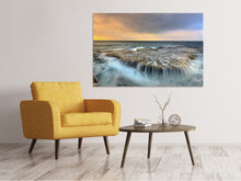 Laden Sie das Bild in den Galerie-Viewer, Leinwandbild Das tosende Meer