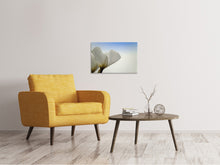 Laden Sie das Bild in den Galerie-Viewer, Leinwandbild Das Blatt einer Lilienblüte