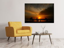Laden Sie das Bild in den Galerie-Viewer, Leinwandbild Spiele am Strand