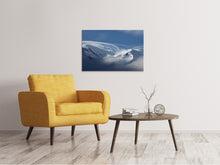 Laden Sie das Bild in den Galerie-Viewer, Leinwandbild Schnee Landschaft