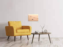 Laden Sie das Bild in den Galerie-Viewer, Leinwandbild Kiesel im Sand