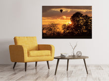 Laden Sie das Bild in den Galerie-Viewer, Leinwandbild Der Sonne entgegen mit dem Heissluft Ballon
