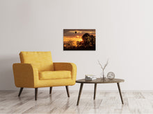 Laden Sie das Bild in den Galerie-Viewer, Leinwandbild Der Sonne entgegen mit dem Heissluft Ballon