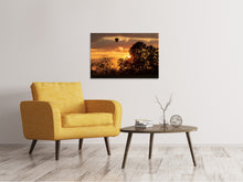 Laden Sie das Bild in den Galerie-Viewer, Leinwandbild Der Sonne entgegen mit dem Heissluft Ballon