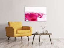 Laden Sie das Bild in den Galerie-Viewer, Leinwandbild Rosenblätter in pink