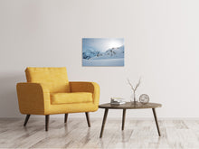 Laden Sie das Bild in den Galerie-Viewer, Leinwandbild Schnee in den Bergen