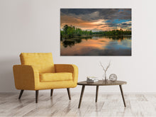 Laden Sie das Bild in den Galerie-Viewer, Leinwandbild Mystischer See