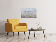Laden Sie das Bild in den Galerie-Viewer, Leinwandbild Steinwand Muster