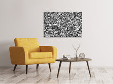 Laden Sie das Bild in den Galerie-Viewer, Leinwandbild Kiesel Wand