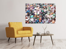 Laden Sie das Bild in den Galerie-Viewer, Leinwandbild Bunte Edelsteine