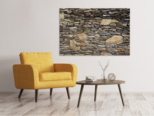 Laden Sie das Bild in den Galerie-Viewer, Leinwandbild Steinbau Kunst