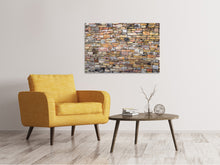 Laden Sie das Bild in den Galerie-Viewer, Leinwandbild Alte Steinwand