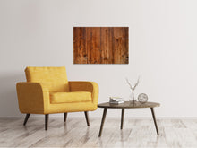 Laden Sie das Bild in den Galerie-Viewer, Leinwandbild Bretterwand Textur