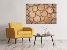 Laden Sie das Bild in den Galerie-Viewer, Leinwandbild Wand Bäume
