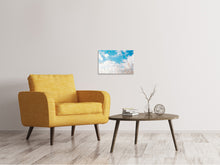 Laden Sie das Bild in den Galerie-Viewer, Leinwandbild Grashalme im Himmel