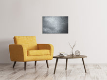 Laden Sie das Bild in den Galerie-Viewer, Leinwandbild Dunkle Regentropfen an der Wand