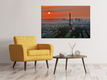 Laden Sie das Bild in den Galerie-Viewer, Leinwandbild Paris im Abendlicht