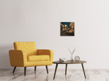 Laden Sie das Bild in den Galerie-Viewer, Leinwandbild Nachts in Dresden