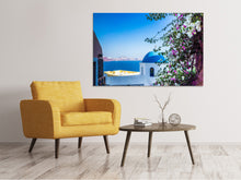 Laden Sie das Bild in den Galerie-Viewer, Leinwandbild Exklusives Santorini