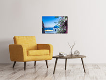 Laden Sie das Bild in den Galerie-Viewer, Leinwandbild Exklusives Santorini